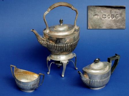 Silver Part Tea Set