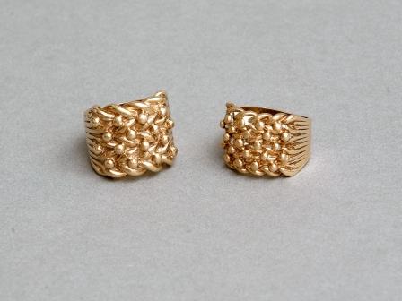 9ct Chunky Gold Dress Ring