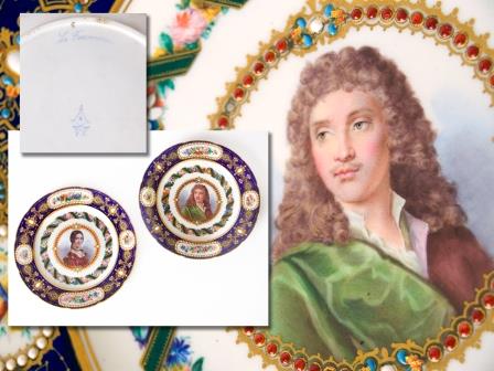 Pair of Sevres Plates