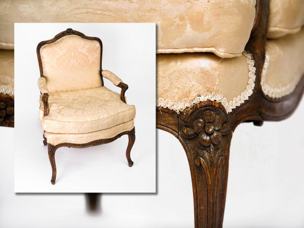 Louis XV Style Fauteuil Louis XV Style Fauteuil