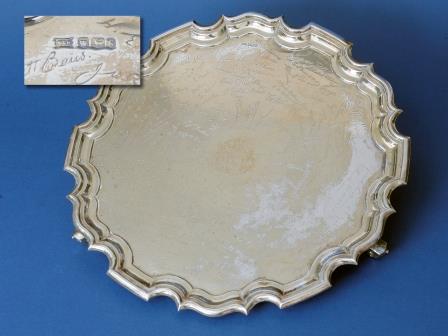 George V Silver Tray