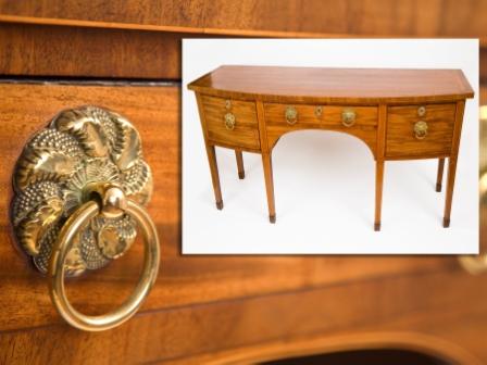 Regency Inlaid Mahogany Sideboard