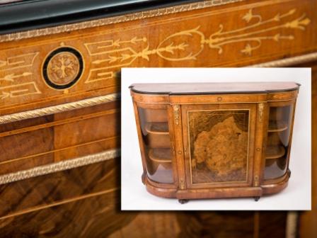 Victorian Walnut Credenza