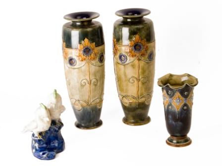 Pair of Royal Doulton Vases Pair of Royal Doulton Vases