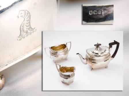 Silver Three Piece Tea-Set