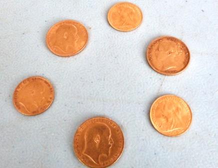 Sovereigns & Half Sovereigns.