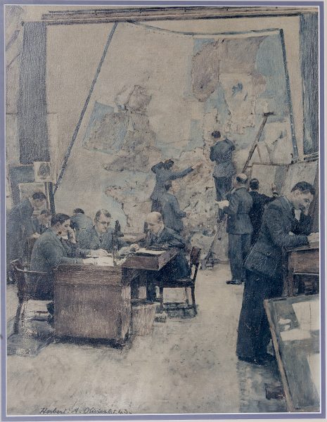 Herbert Olivier Painting. Herbert Olivier Painting.