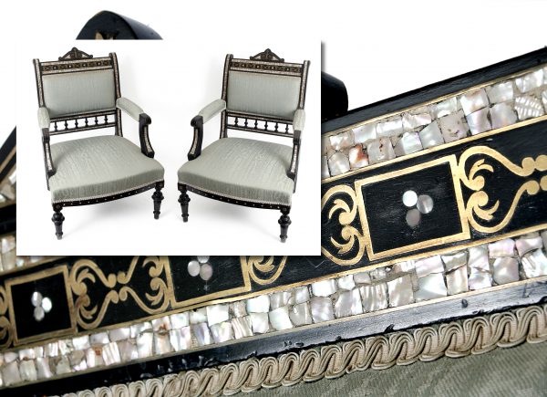 An Early Victorian Part Salon Suite.