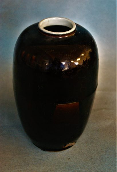 A Chinese Black Glazed Vase.