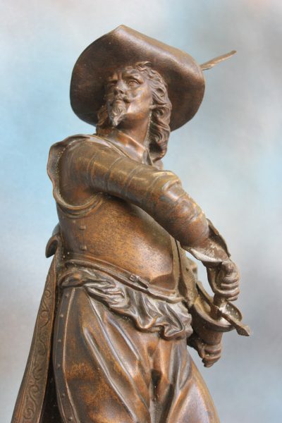 Bronze Figure of Musketeer.