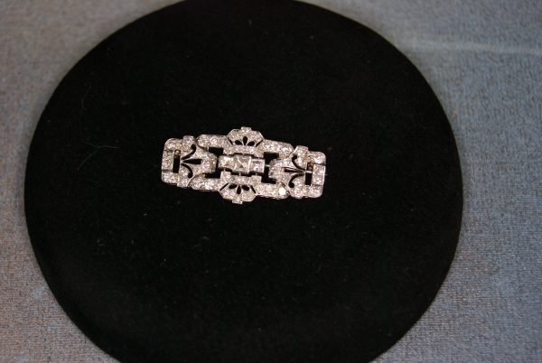An Art Deco Style Diamond Brooch.