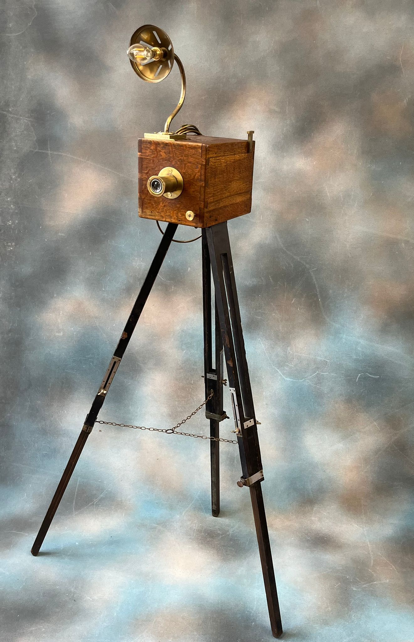 A 20th Century Camera Floor Lamp. – Ibbett Mosely Auctions