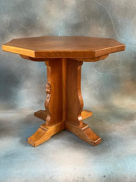 A Pale Oak Colin Almack “Beaverman” Occasional Table.