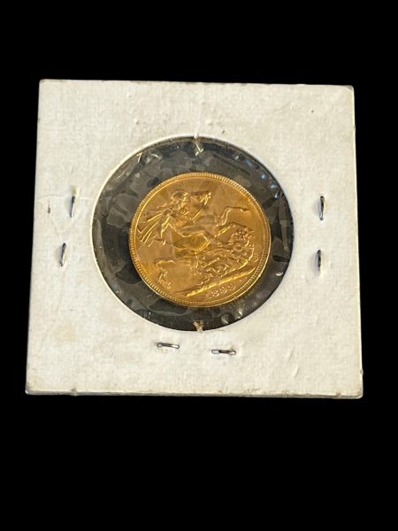 A Victorian Sovereign, 1899.