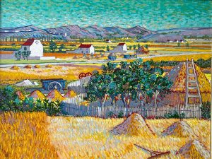 John Myatt (Born 1945) - After Vincent Van Goch - "The Harvest", Giclee on Canvas. John Myatt (Born 1945) - After Vincent Van Goch - "The Harvest", Giclee on Canvas.