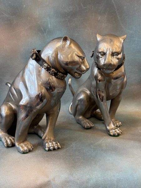 A Pair of Art Deco Style Panthers.