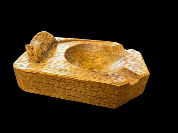 A Robert Thompson “Mouseman” Ash Tray.