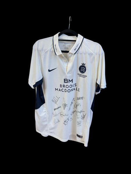 A Middlesex Cricket Shirt.