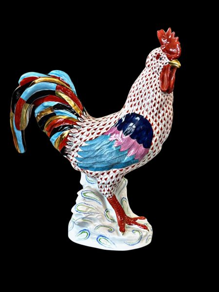 A Herend Porcelain Rooster.